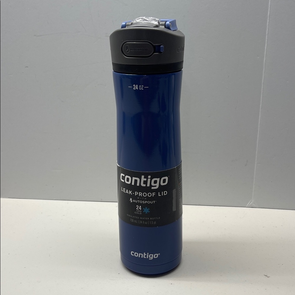 Contigo Cortland Chill 24oz Tumbler Steel Water Bottle Auto-Seal Insulated New - Picture 2 of 3